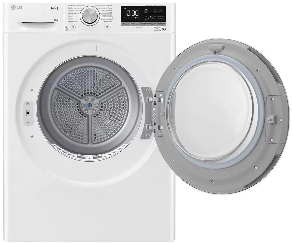 Suszarka LG RC80V5AV5N 61,5cm 8kg Zdalne sterowanie