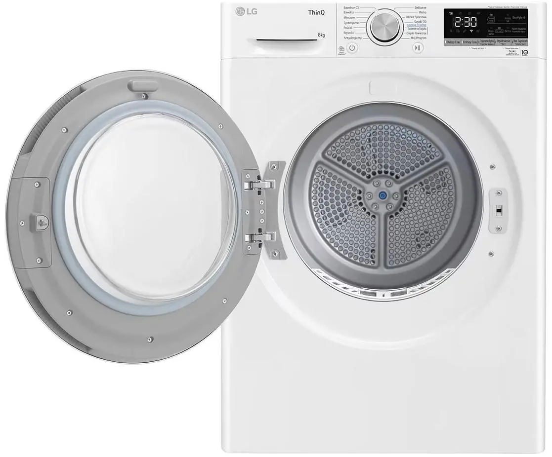 Suszarka LG RC80V5AV5N 61,5cm 8kg Zdalne sterowanie