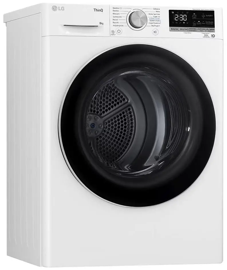 Suszarka LG RC80V5AV5N 61,5cm 8kg Zdalne sterowanie