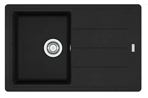 Zlewozmywak Franke Basis BFG 611-78 Granitowy Czarny mat