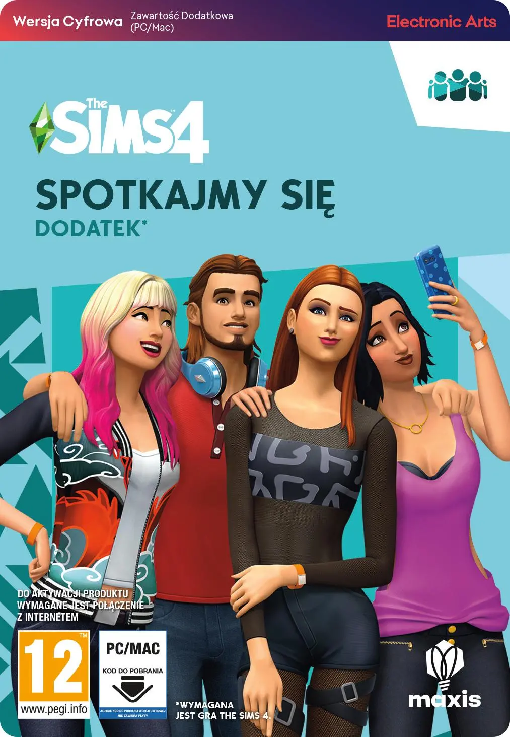 The Sims 4 Spotkajmy się [kod aktywacyjny] PC
