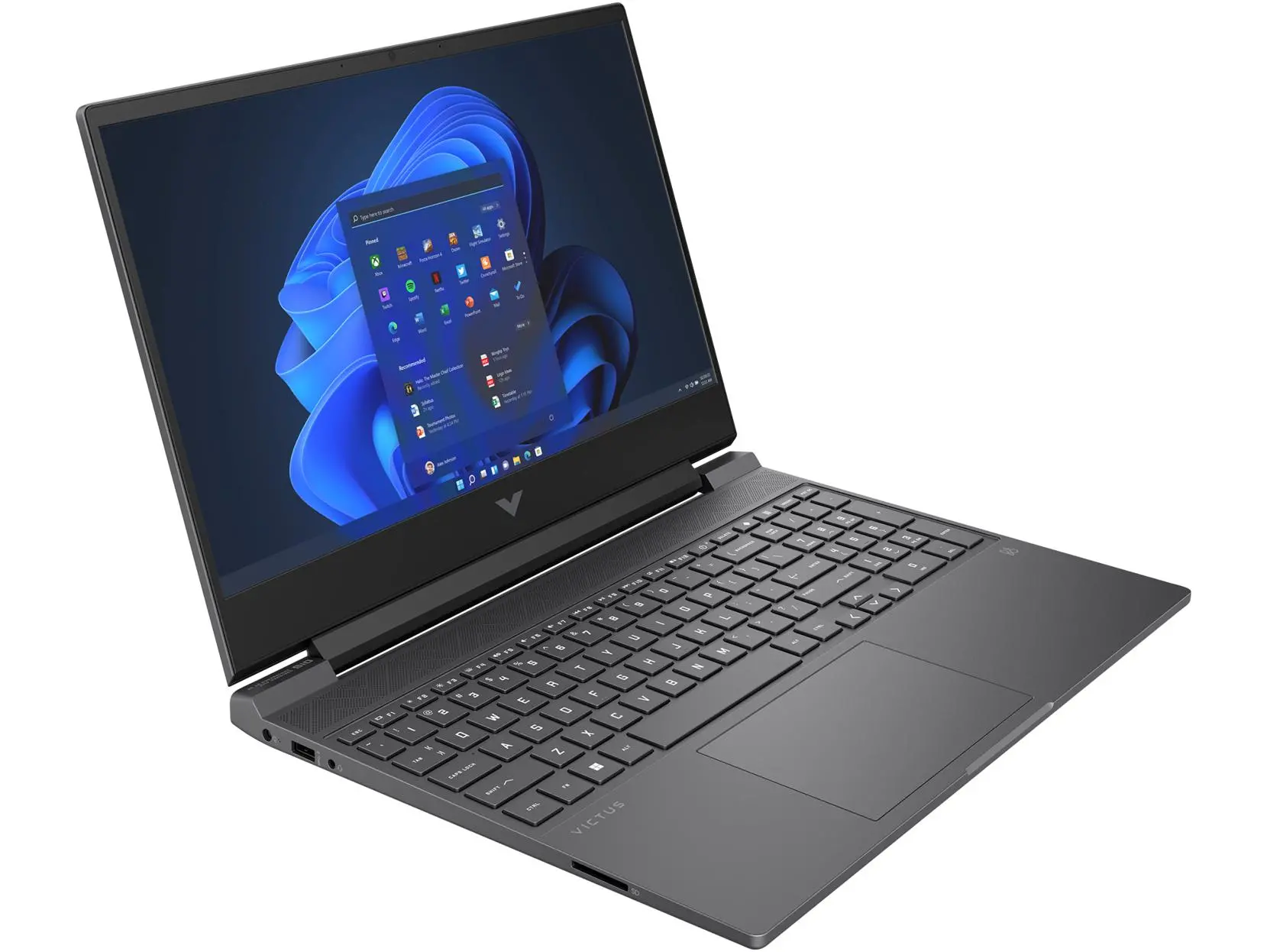 Laptop gamingowy HP Victus 15-fb0142nw 15,6" 144Hz R5 5600H 16GB RAM 512GB Dysk SSD RTX3050Ti Win11 Czarno-srebrny