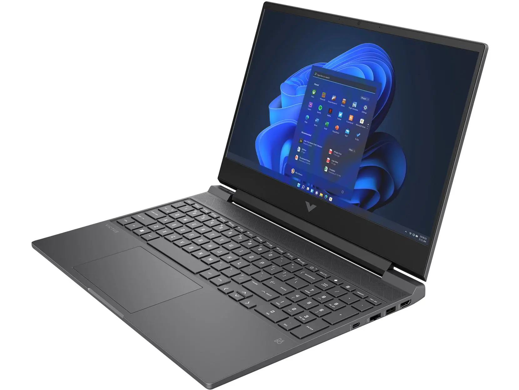 Laptop gamingowy HP Victus 15-fb0142nw 15,6" 144Hz R5 5600H 16GB RAM 512GB Dysk SSD RTX3050Ti Win11 Czarno-srebrny