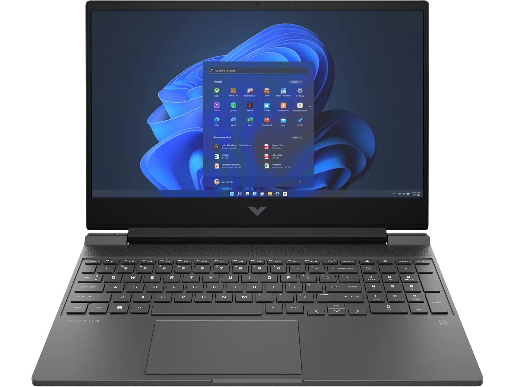 Laptop gamingowy HP Victus 15-fb0142nw 15,6" 144Hz R5 5600H 16GB RAM 512GB Dysk SSD RTX3050Ti Win11 Czarno-srebrny