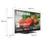 Telewizor Toshiba 43QA7D63DG 43" QLED Android TV Dolby Vision Dolby Atmos DTS-X 60Hz DVB-T2