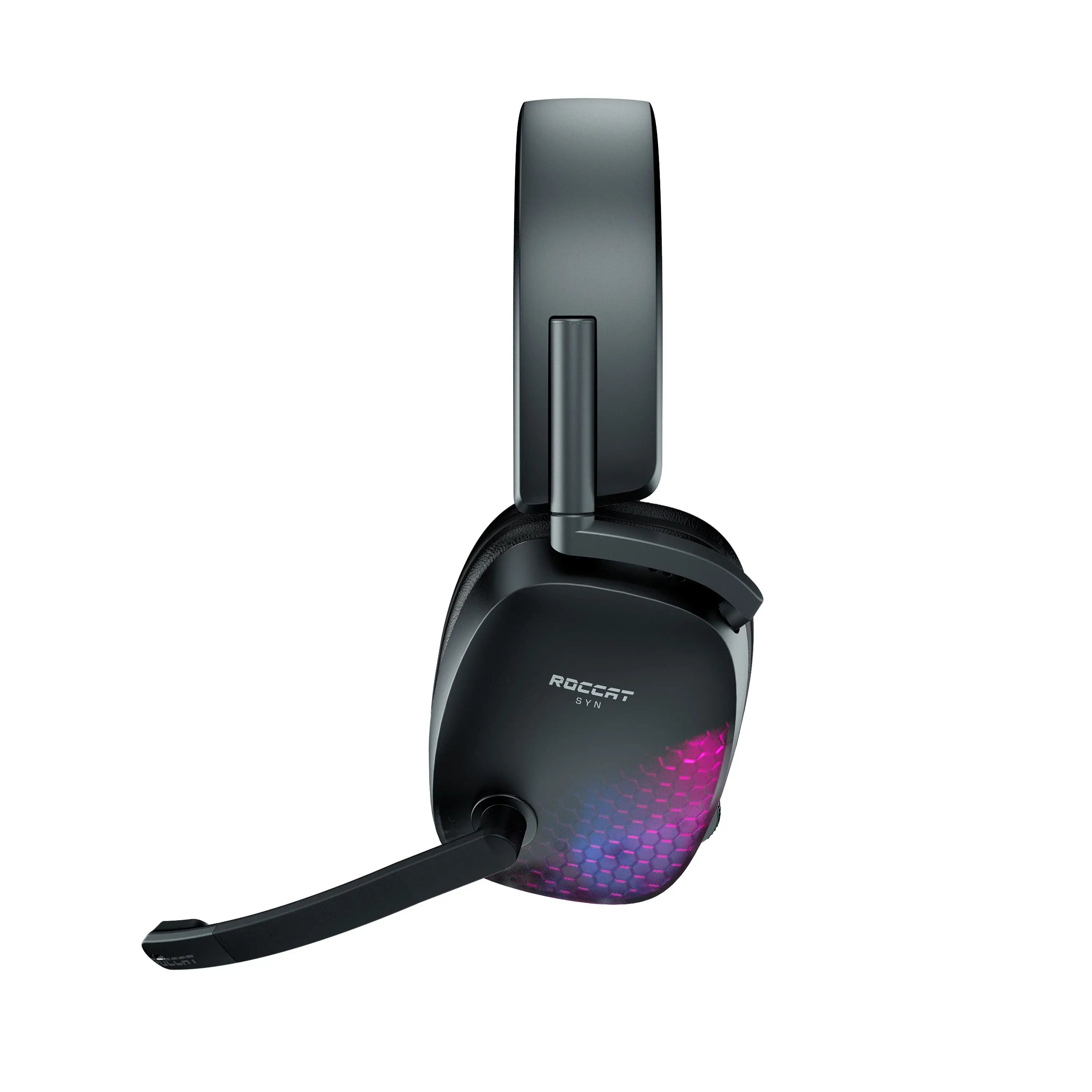 Słuchawki bezprzewodowe z mikrofonem Roccat Syn Max Air Nauszne Czarny