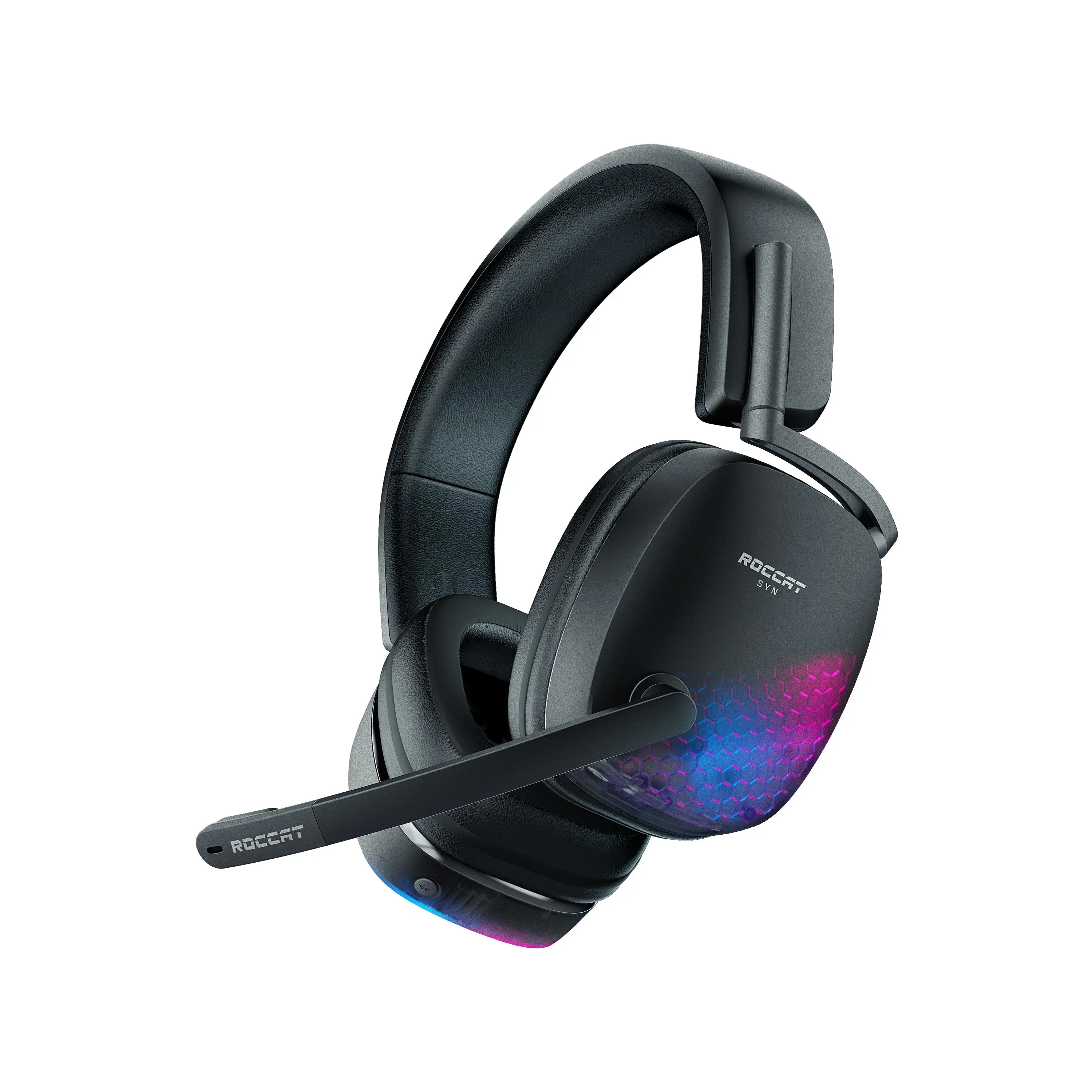 Słuchawki bezprzewodowe z mikrofonem Roccat Syn Max Air Nauszne Czarny