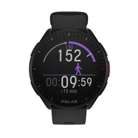 Smartwatch Polar Pacer S/L 45mm GPS Czarny