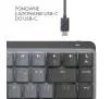 Klawiatura mechaniczna Logitech MX Mechanical Mini dla Mac  Czarno-szary