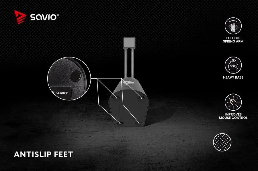 Uchwyt Savio MB-01 Mouse bungee