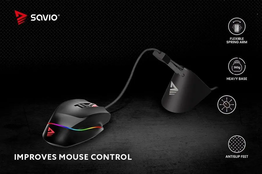 Uchwyt Savio MB-01 Mouse bungee