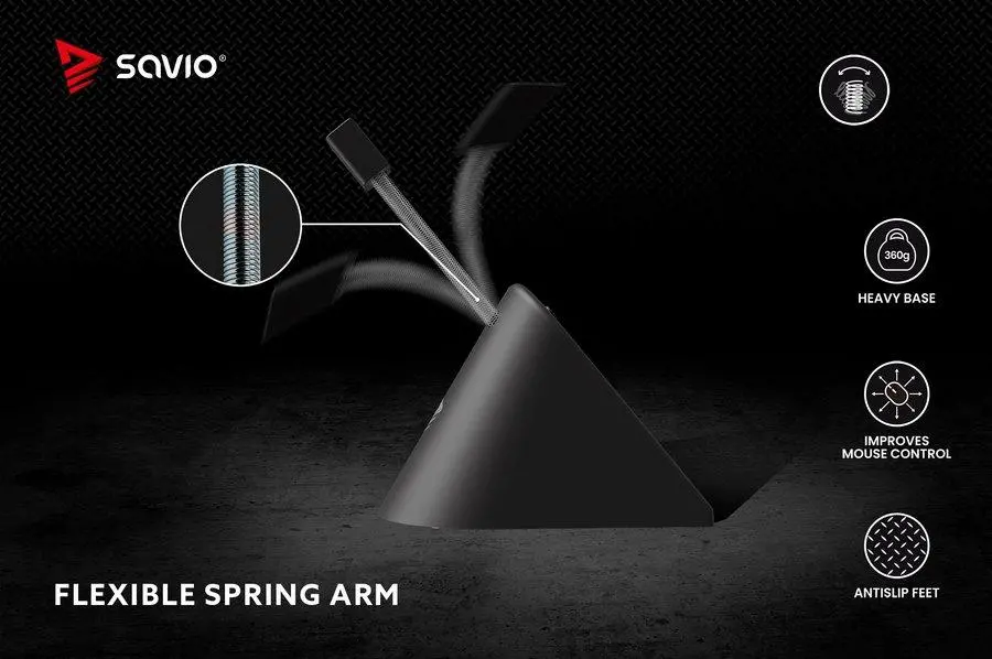 Uchwyt Savio MB-01 Mouse bungee