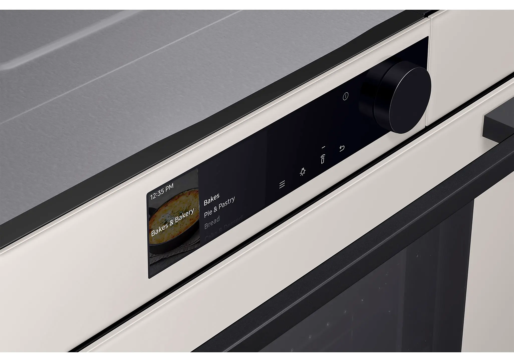 Piekarnik elektryczny parowy Samsung Bespoke NV7B6665IAA Dual Cook Termoobieg AirFry Zdalne sterowanie Beżowy