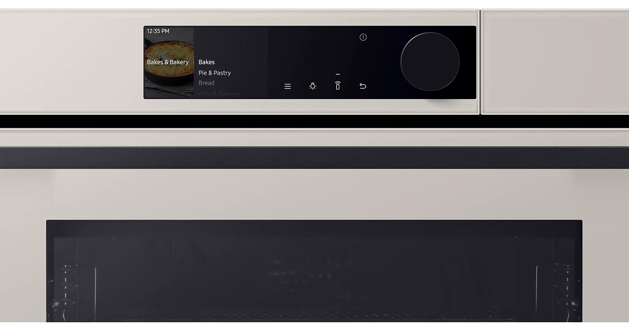 Piekarnik elektryczny parowy Samsung Bespoke NV7B6665IAA Dual Cook Termoobieg AirFry Zdalne sterowanie Beżowy