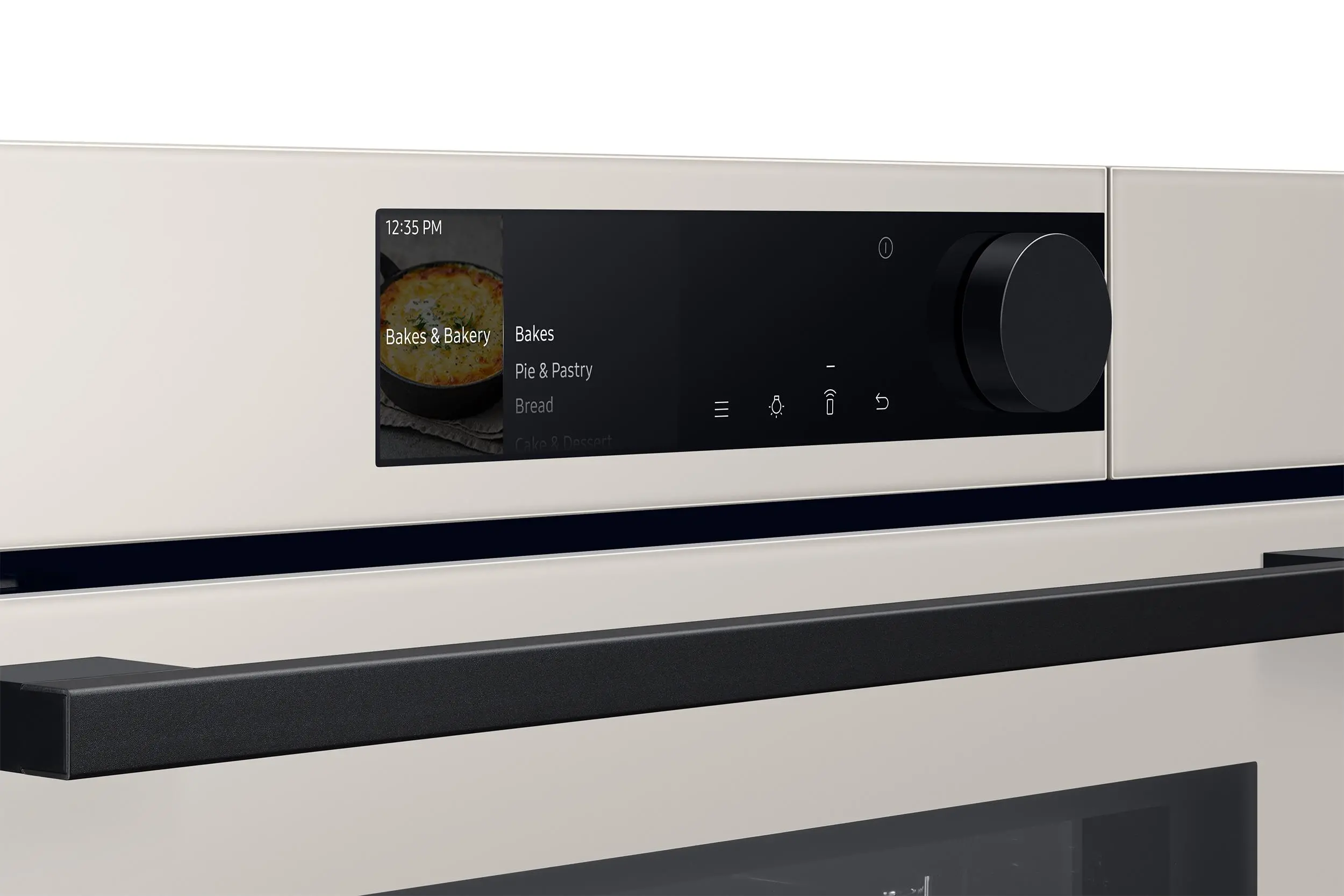 Piekarnik elektryczny parowy Samsung Bespoke NV7B6665IAA Dual Cook Termoobieg AirFry Zdalne sterowanie Beżowy