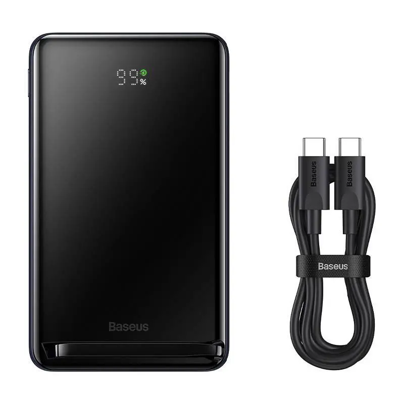 Powerbank Baseus PPCX000203 Magnetic Bracket 10000mAh 20W Niebieski