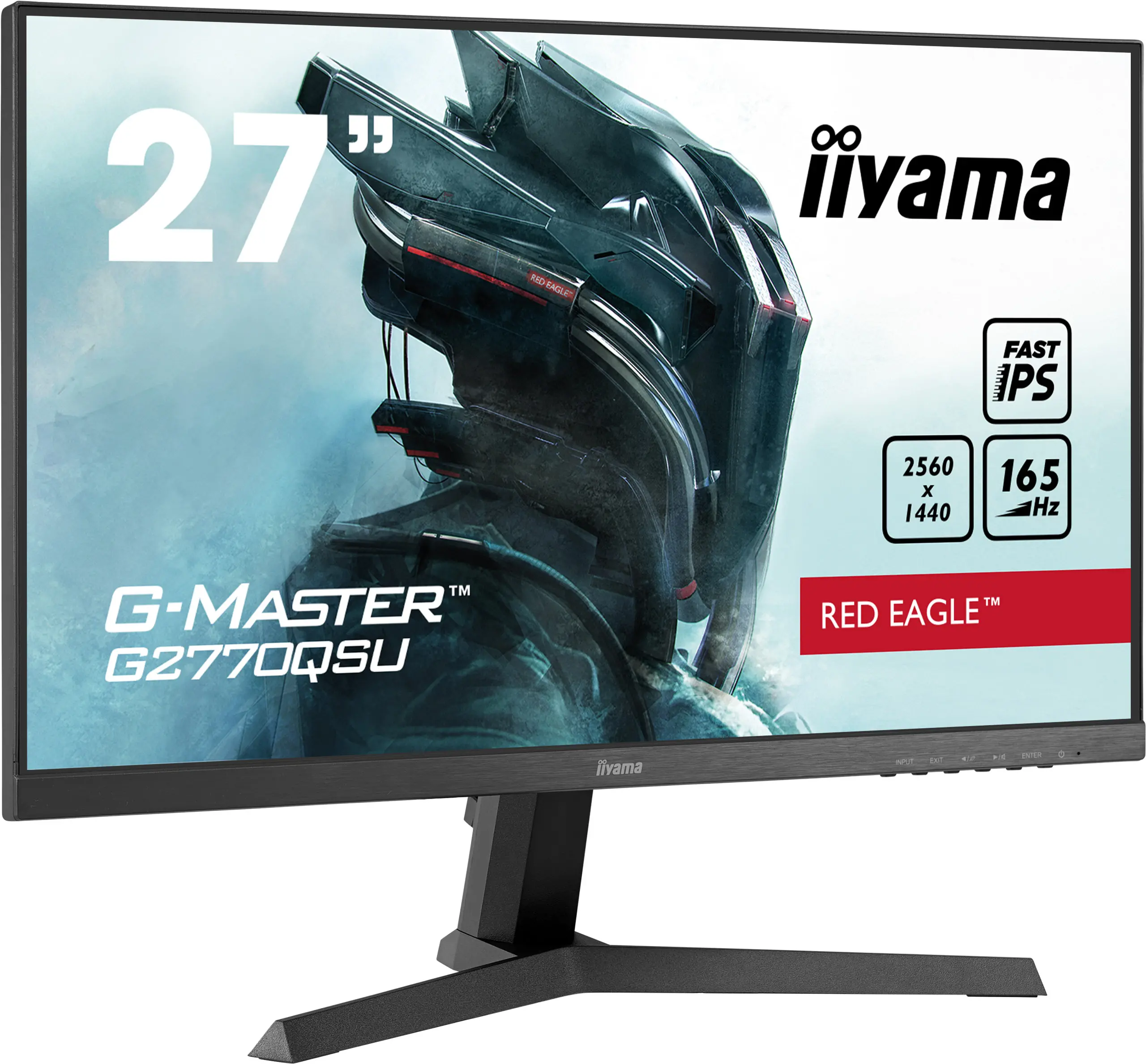 Monitor iiyama G-Master Red Eagle G2770QSU-B1 A  27" 2K IPS 165Hz 0,5ms Gamingowy