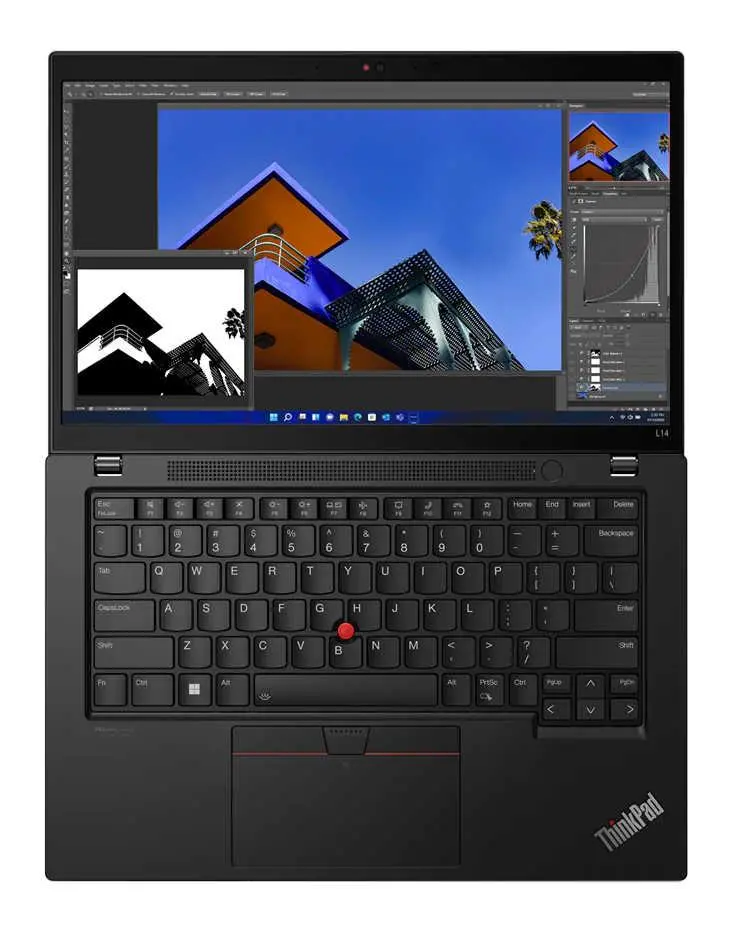 Laptop biznesowy Lenovo ThinkPad L14 Gen3 14" i7-1255U 8GB RAM 256GB Dysk SSD Win11 Pro Czarny
