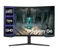 Samsung Odyssey G6 LS32BG650EU  32" 2K VA 240Hz 1ms Zakrzywiony Gamingowy