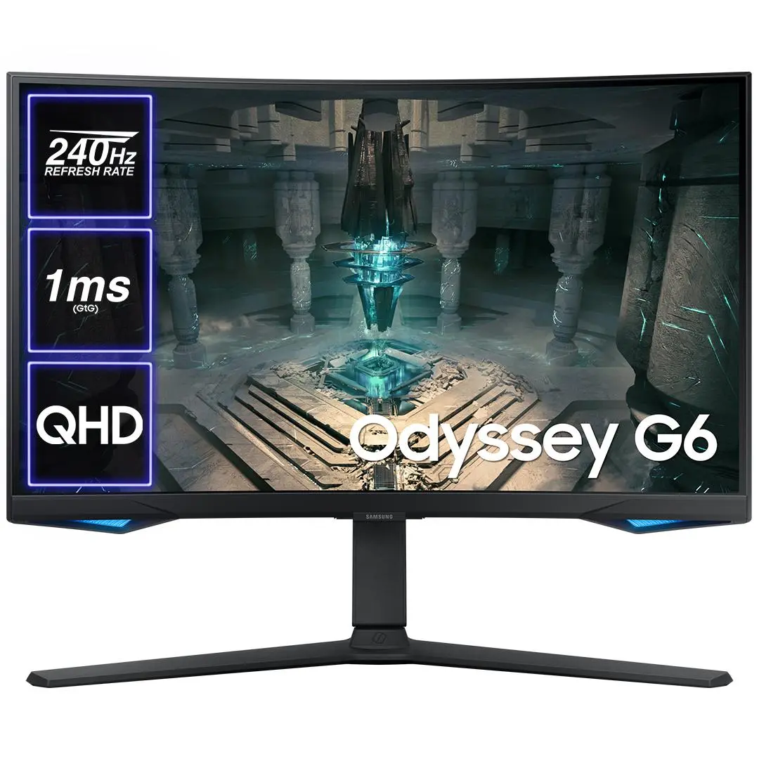 Monitor Samsung Odyssey G6 LS27BG650EU  27" 2K VA 240Hz 1ms Zakrzywiony Gamingowy