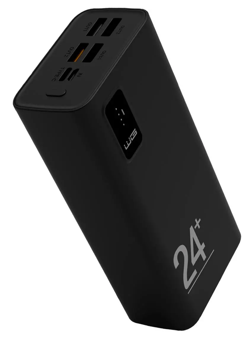 Powerbank Winner WG 24000mAh PD 45W QuickCharge 3.0 Czarny