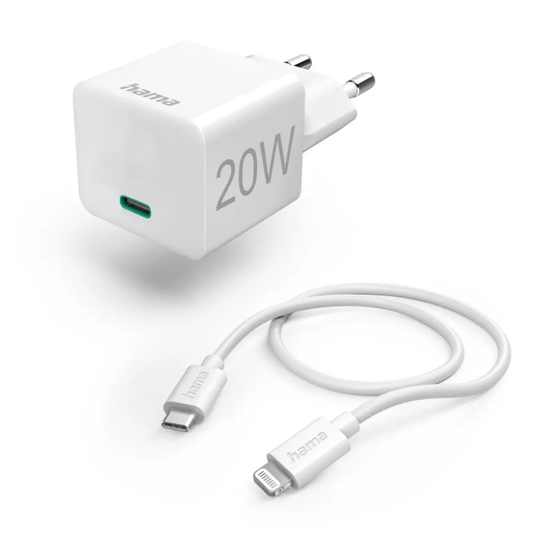 Ładowarka sieciowa Hama mini 20W PD/Qualcomm Biały