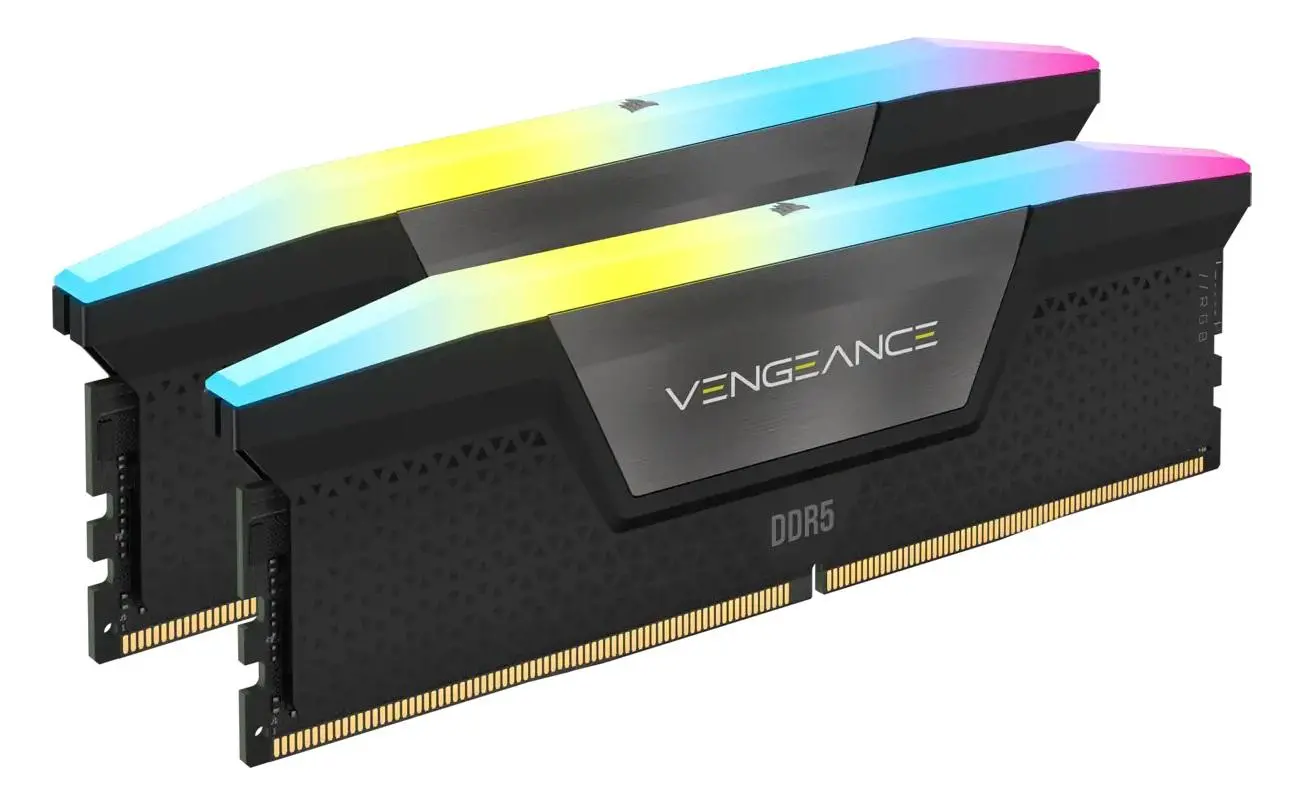 Pamięć RAM Corsair Vengeance RGB DDR5 7200 C34 32GB (2 x 16GB) Czarny