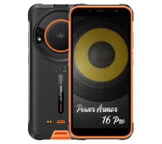 Smartfon uleFone Power Armor 16 Pro 5,93" 60Hz 16Mpix Czarno-Pomarańczowy