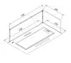 Okap Akpo WK-7 Micra Glass 60 Czarny