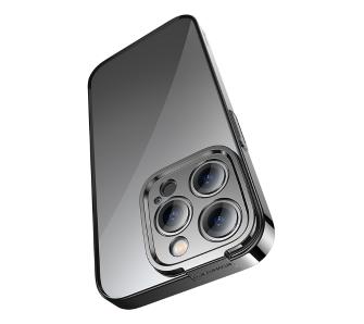 Etui Baseus Glitter Magnetic do iPhone 14 Pro Max Czarny
