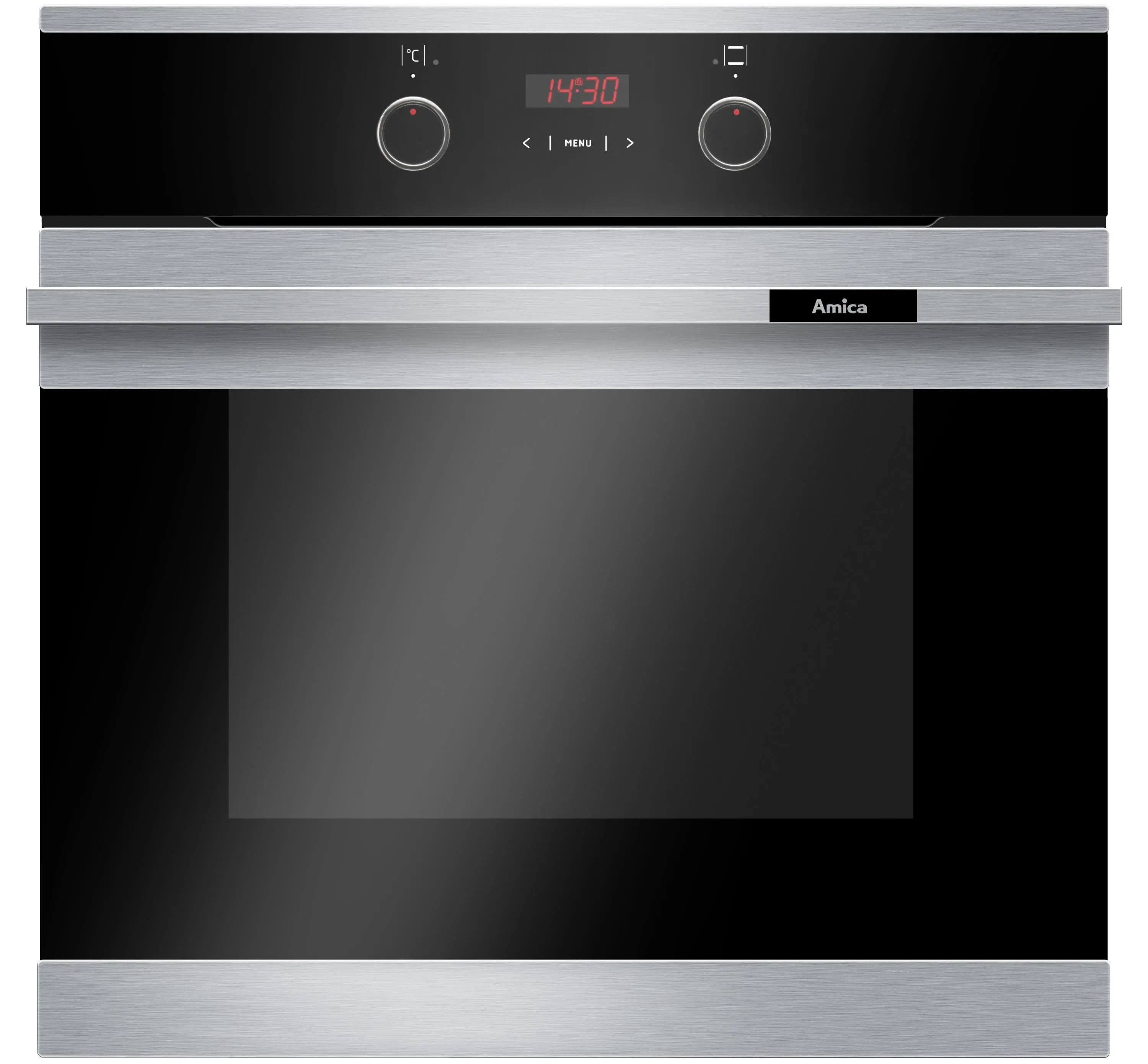 Amica EB6521 Fusion Termoobieg Srebrno-czarny