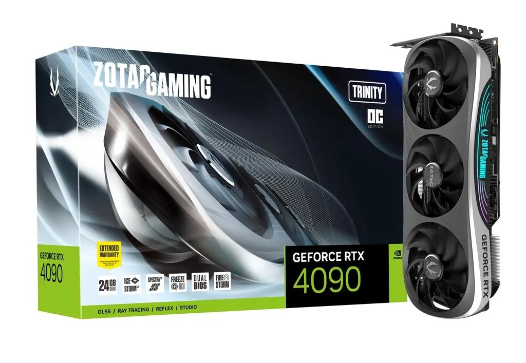 Karta graficzna Zotac GeForce RTX 4090 Trinity OC 24GB GDDR6X 384bit DLSS 3