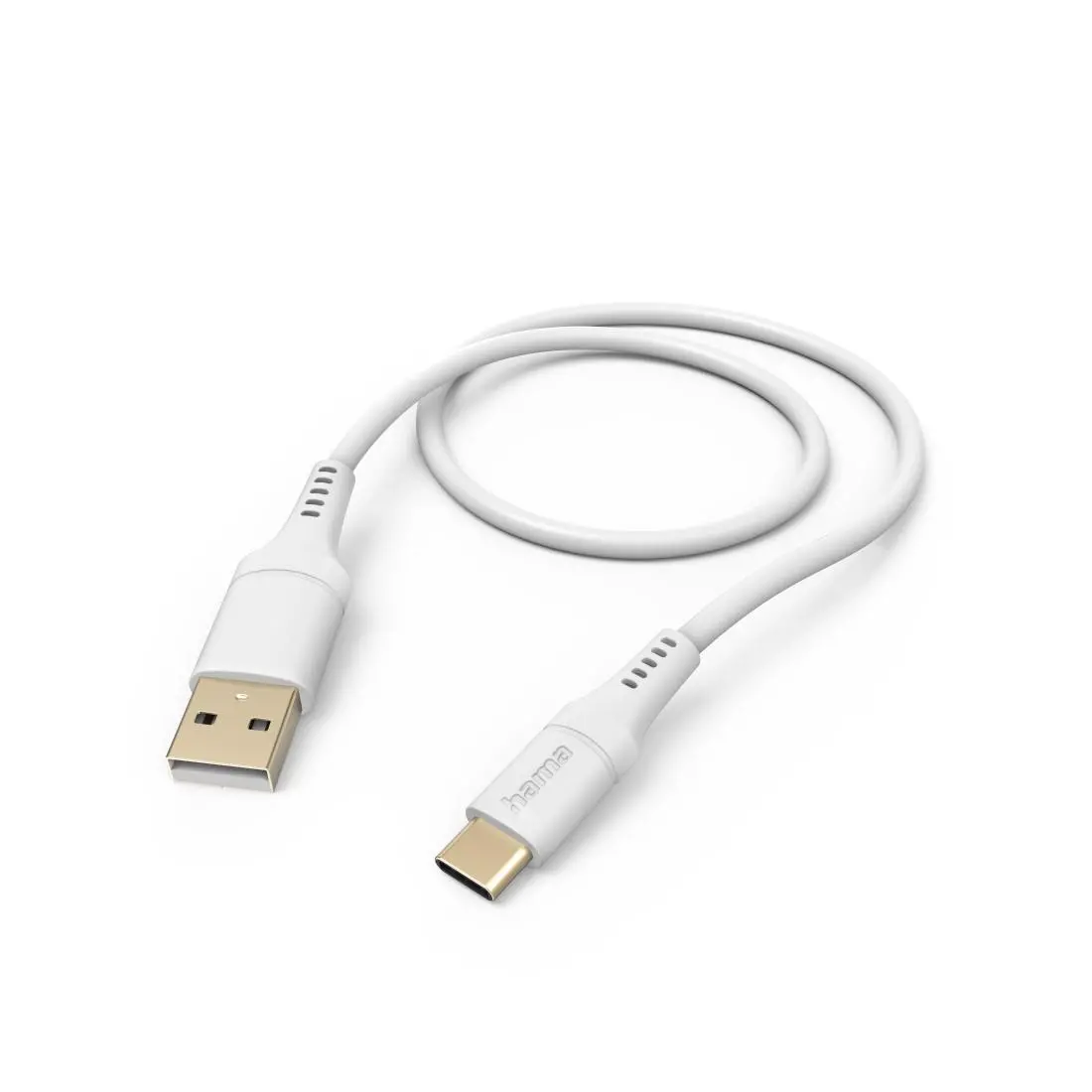 Kabel Hama Flexible USB-A do USB-C Biały