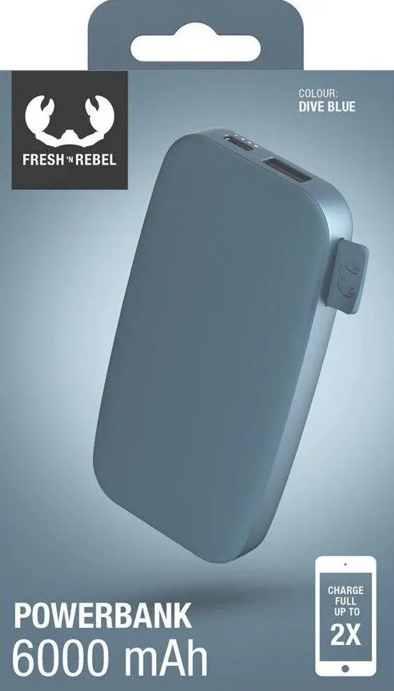 Powerbank Fresh 'n Rebel 2PB6100DV 6000mAh Dive blue