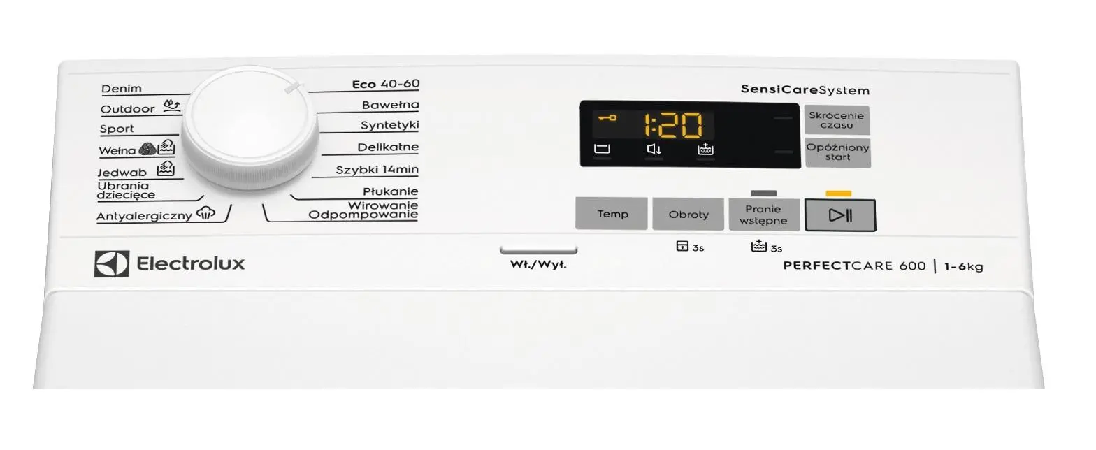 Pralka Electrolux 600 SensiCare EW6TN25061FP 6kg 1000obr/min