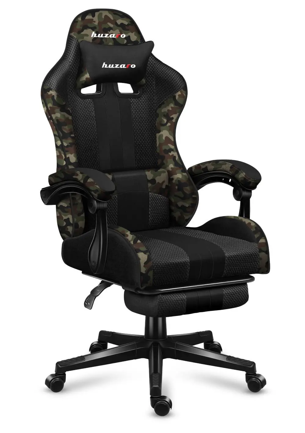 Fotel Huzaro Force 4.7 Camo Mesh Gamingowy do 140kg Tkanina Camo