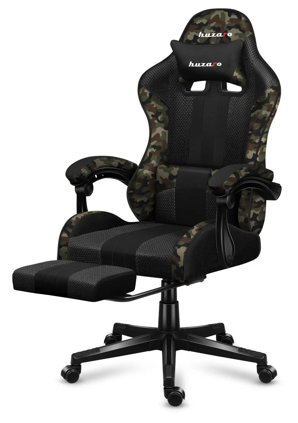 Fotel Huzaro Force 4.7 Camo Mesh Gamingowy do 140kg Tkanina Camo