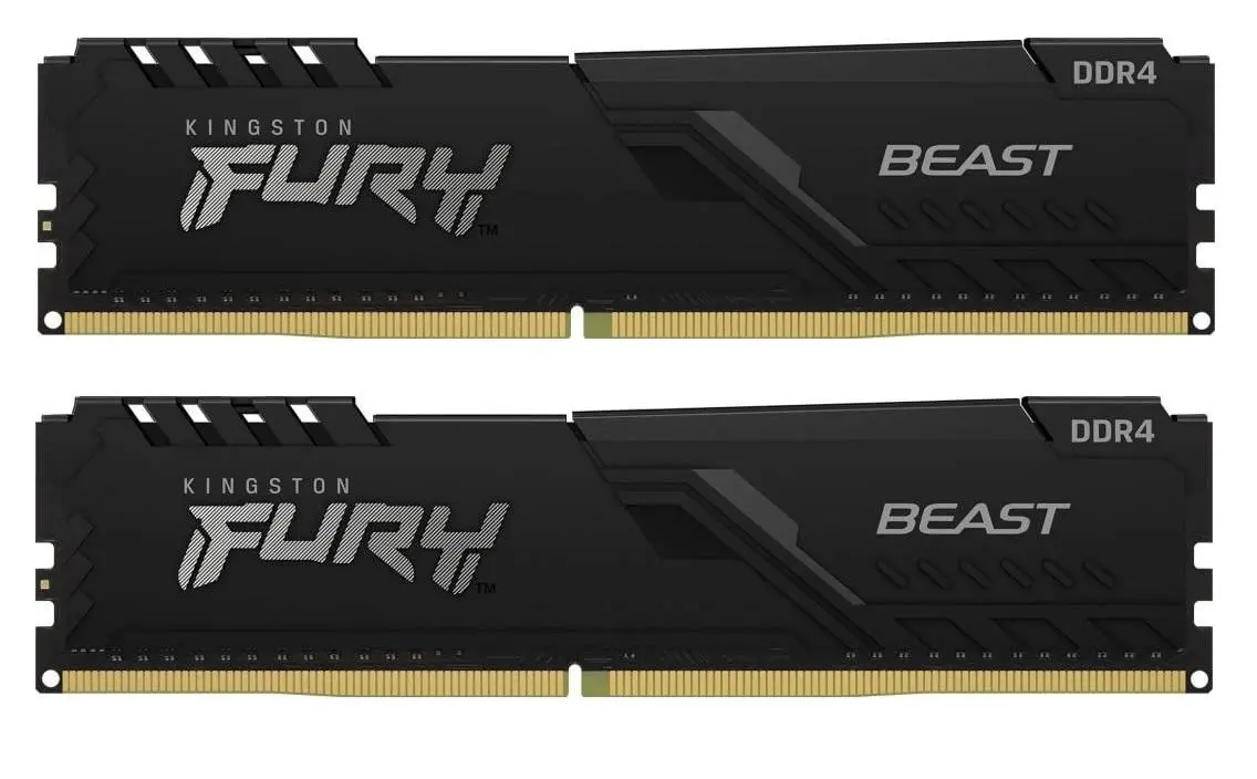 Pamięć RAM Kingston FURY Beast DDR4 32GB (2 x 16GB) 3600 CL18 Czarny