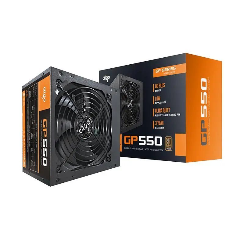 Zasilacz Aigo GP550 650W 80+ Bronze Czarny