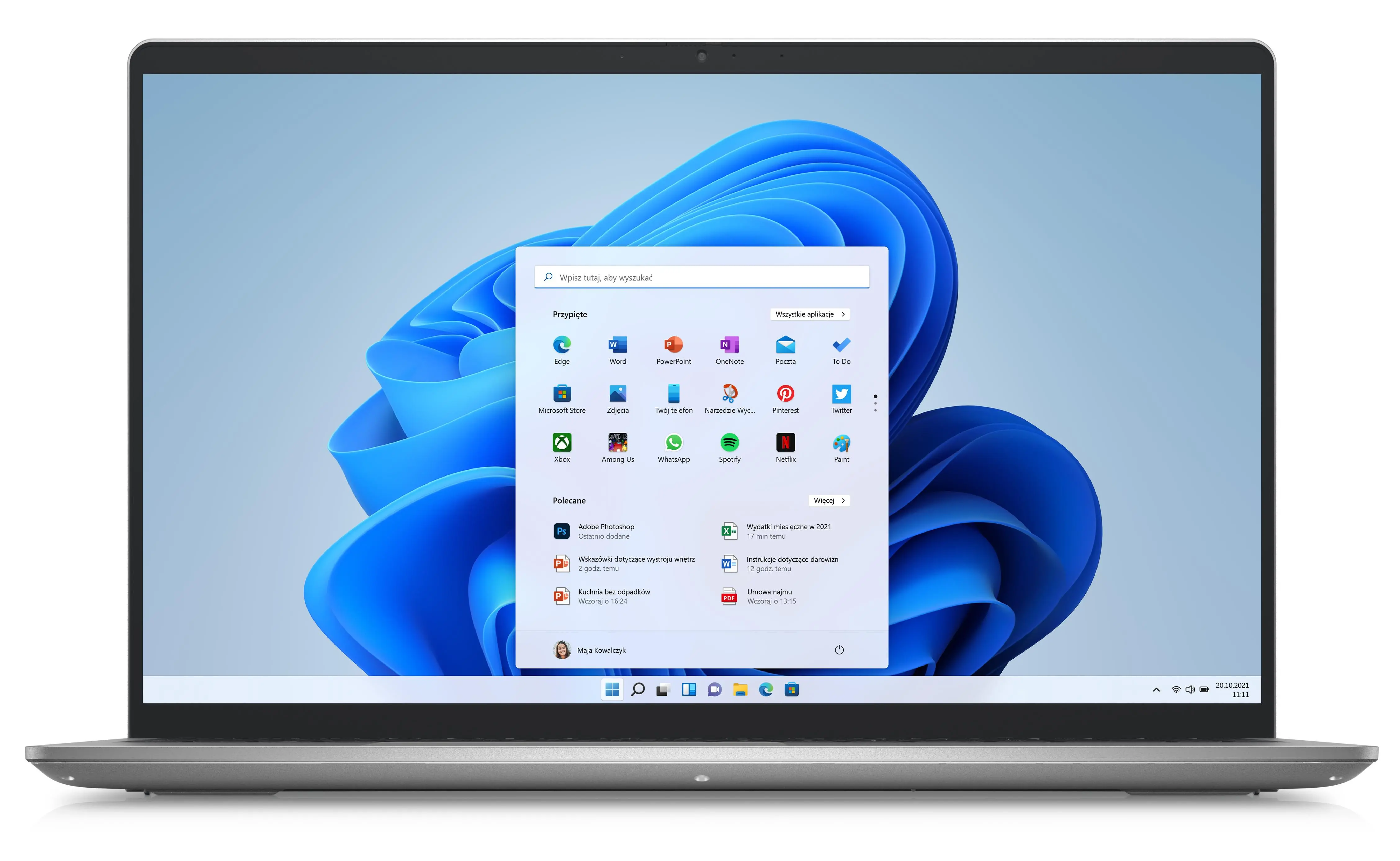 Laptop Dell Inspiron 3525-4643 15,6" 120Hz R5 5625U 16GB RAM 512GB Dysk SSD Win11 Srebrny