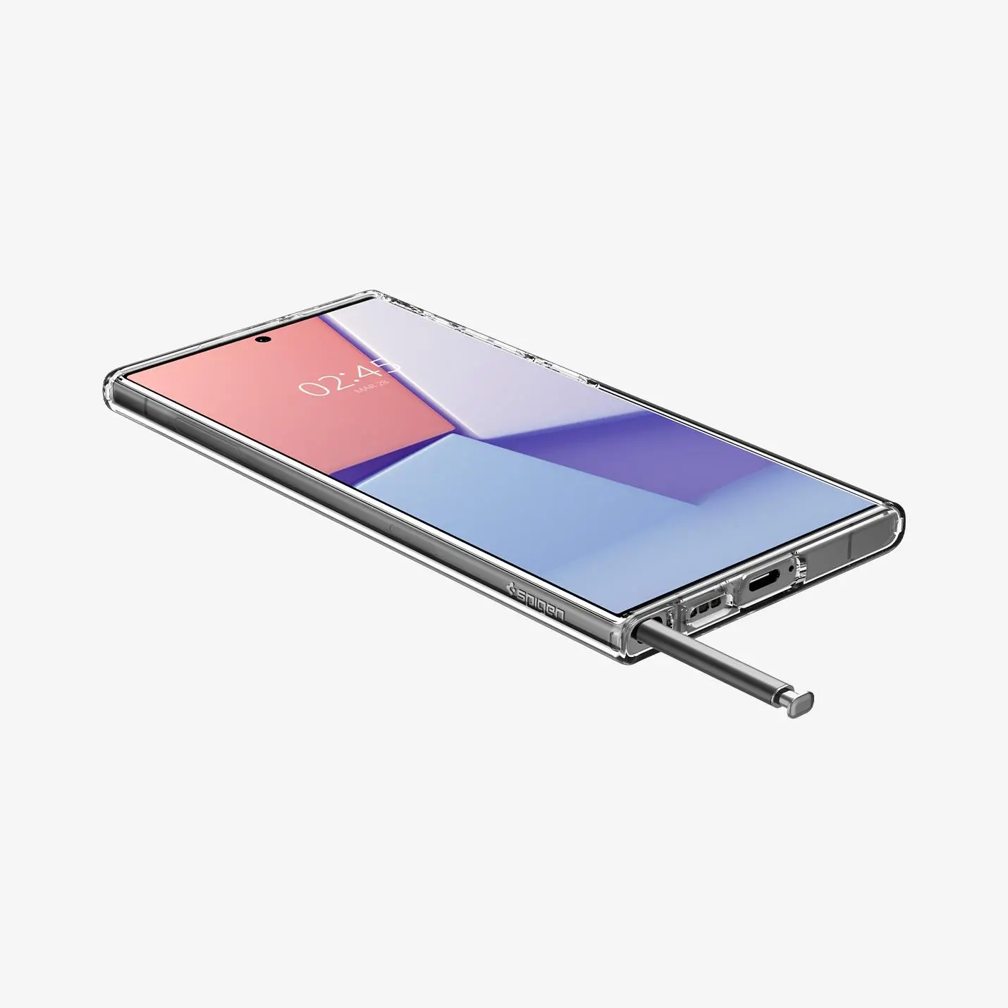 Etui Spigen Liquid Crystal do Galaxy S23 Ultra Przezroczysty