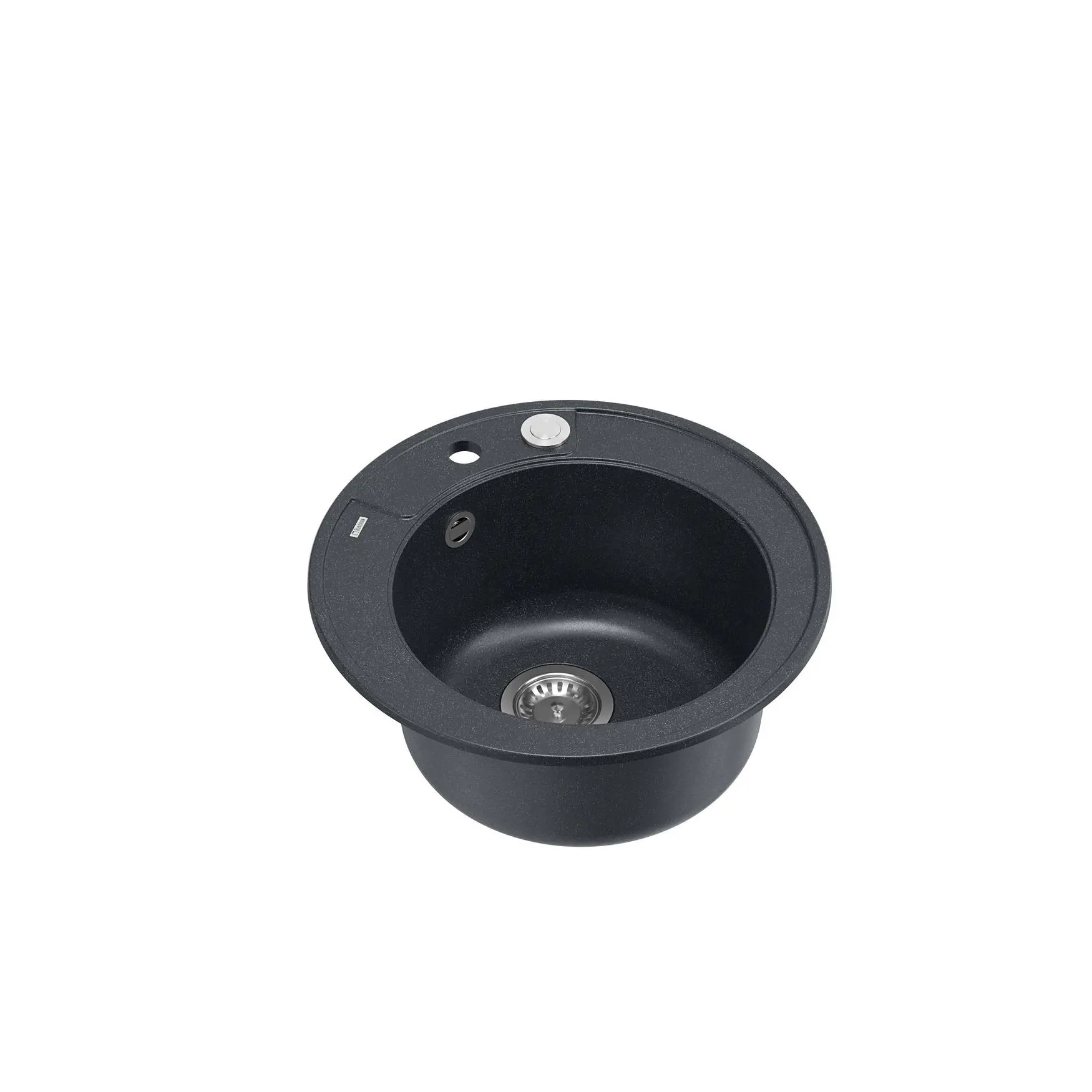 Zlewozmywak Quadron HB8301U8-BS P2O Morgan 210 Granitowy Czarny metalik/Stalowy
