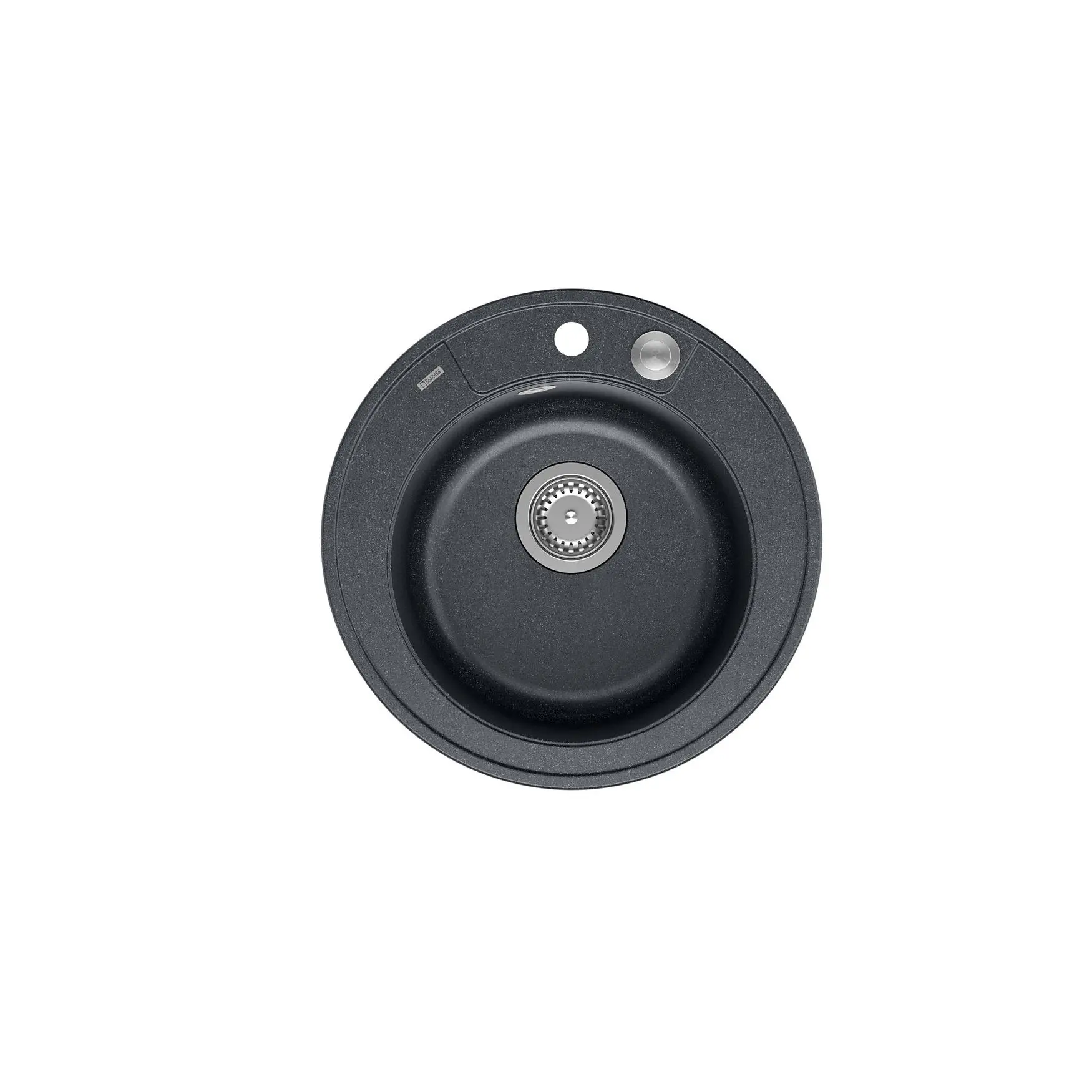 Zlewozmywak Quadron HB8301U8-BS P2O Morgan 210 Granitowy Czarny metalik/Stalowy