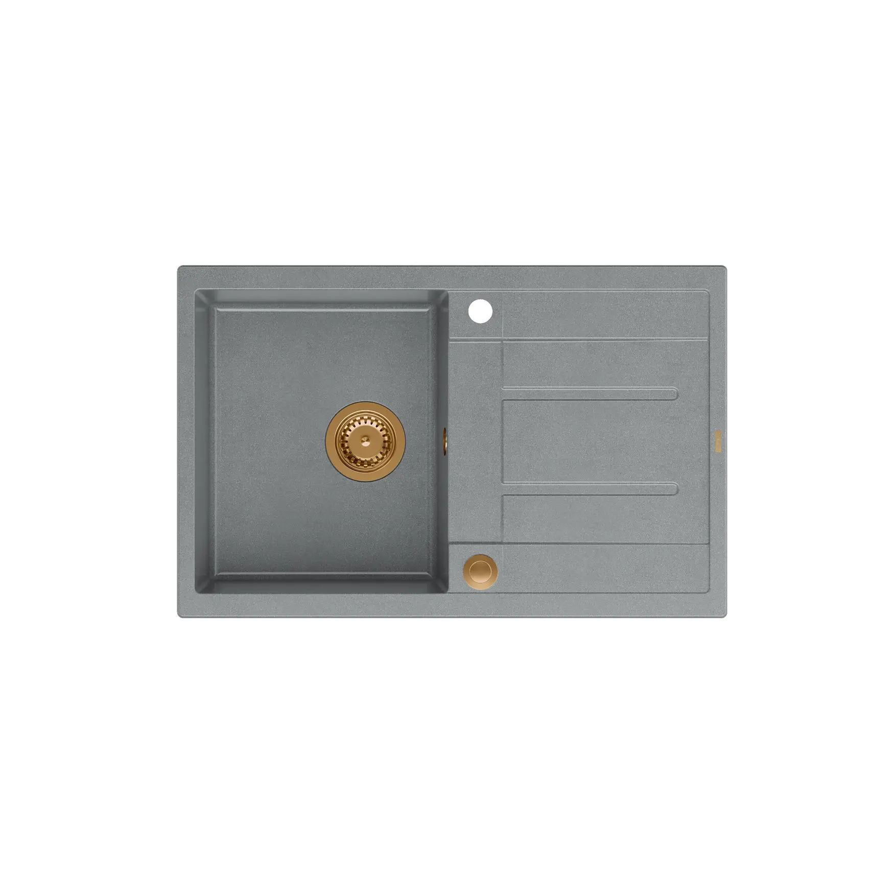 Quadron HB8203U5-C1 P2O Morgan 111 Granitowy Szary/Miedziany