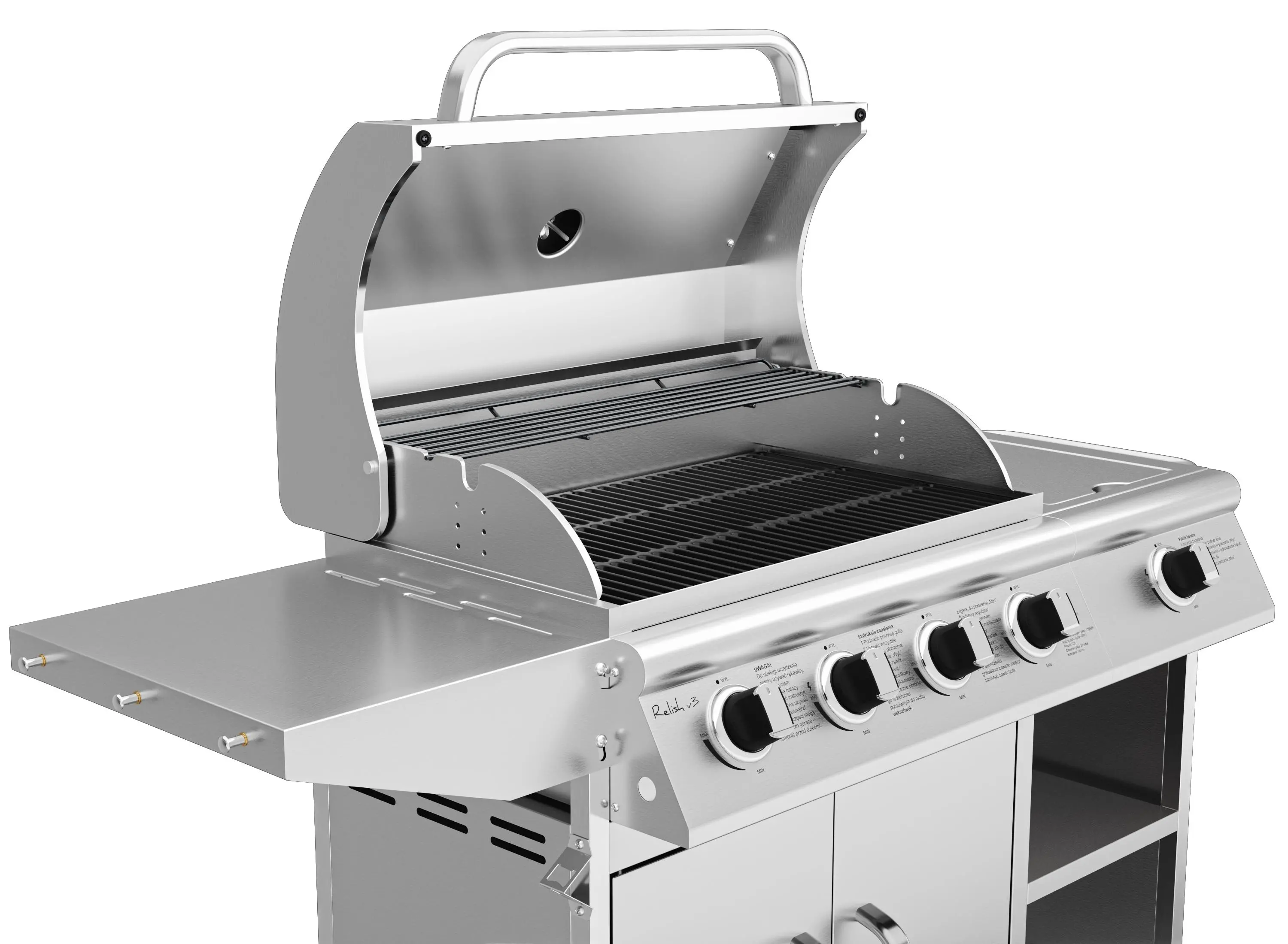 Grill gazowy Koler Relish v3 Srebrny