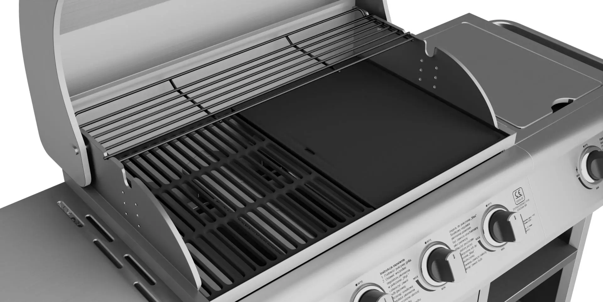 Grill gazowy Koler Relish v3 Srebrny