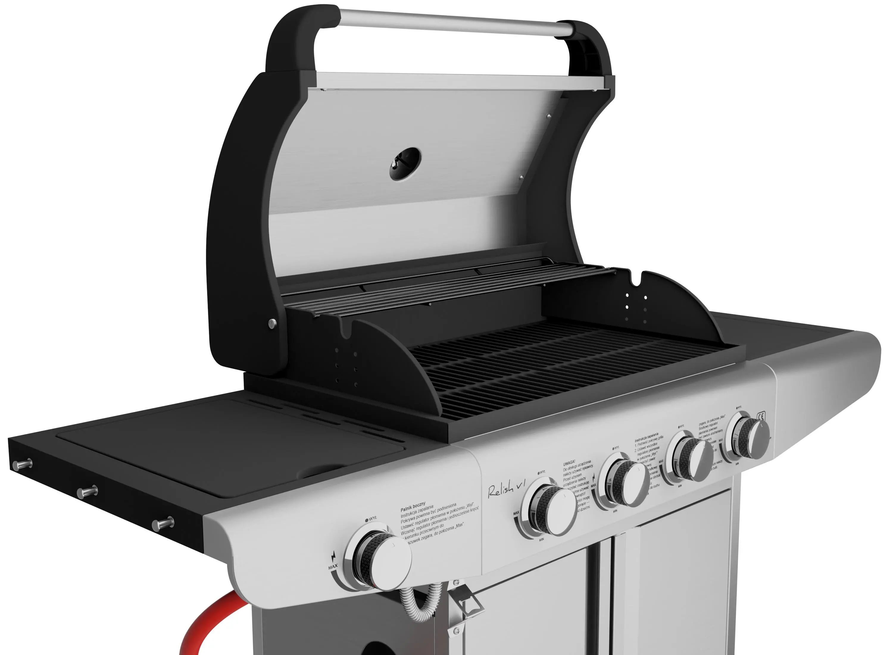 Grill gazowy Koler Relish v1 Srebrny