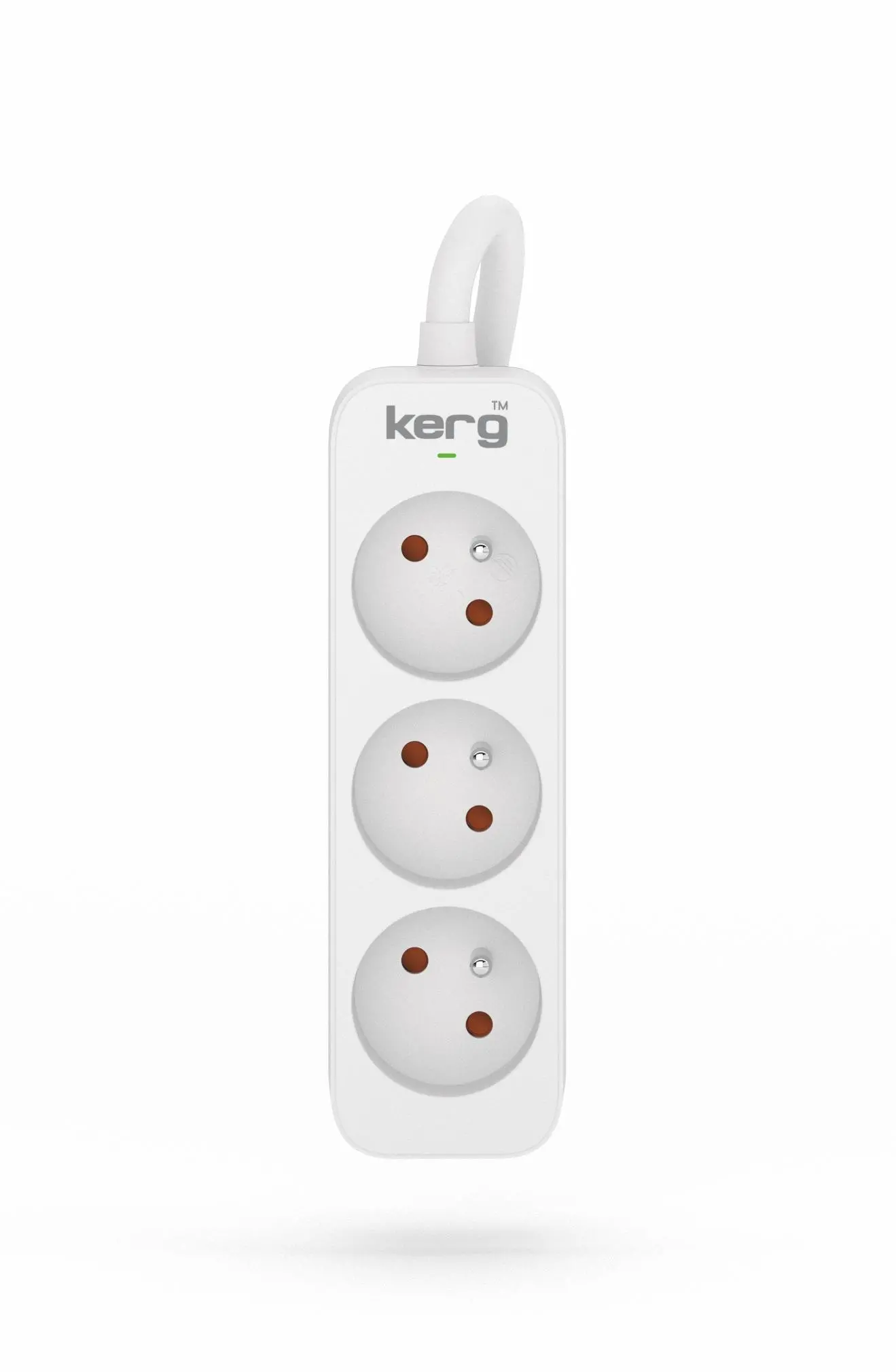 Przedłużacz Kerg M02388 3 gniazda 3m Biały