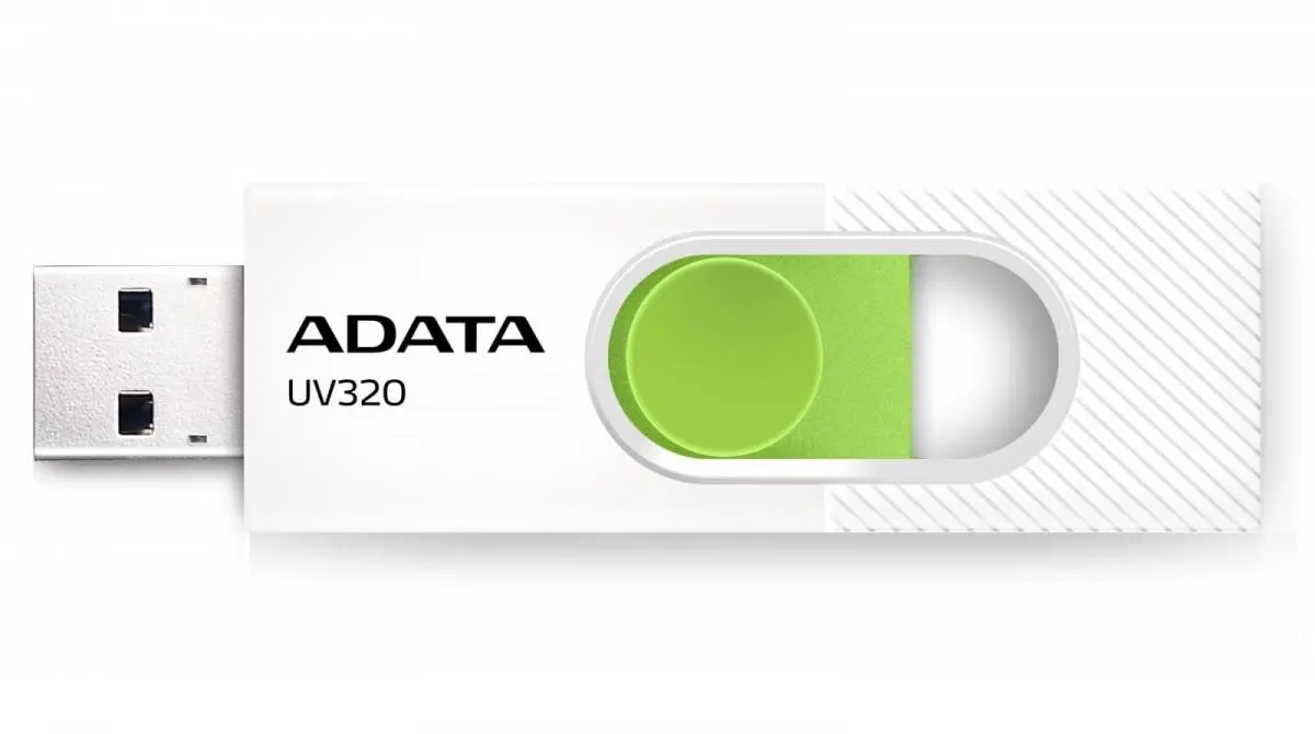 PenDrive Adata UV320 32GB USB 3.2 Biało-zielony