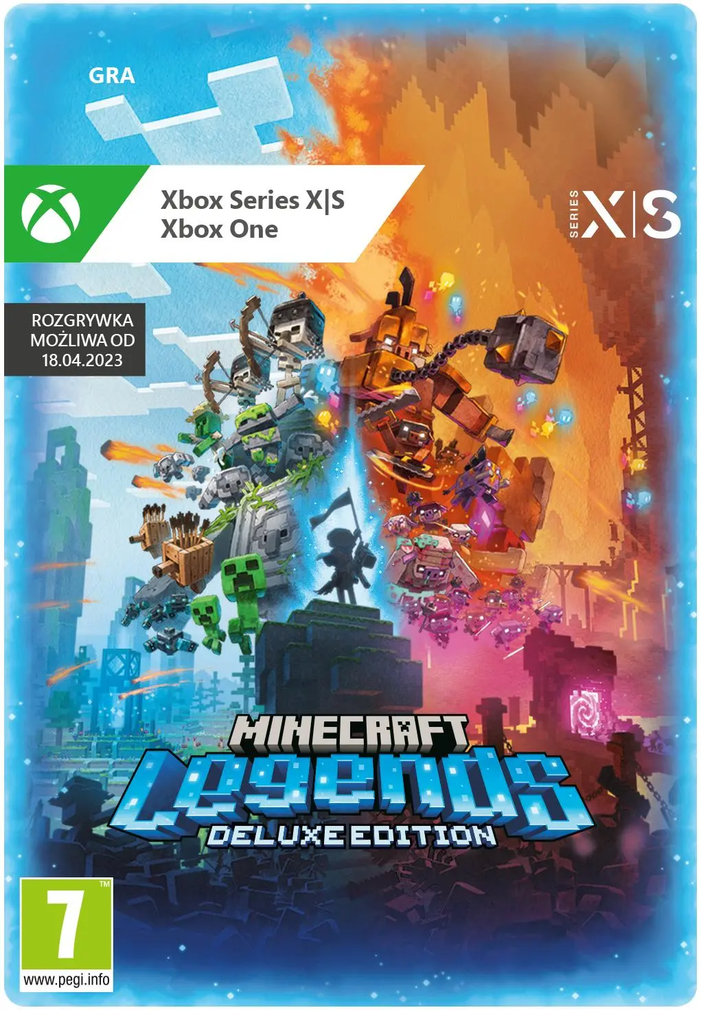 Minecraft Legends Edycja Deluxe [kod aktywacyjny] Gra na Xbox Series X/S, Xbox One